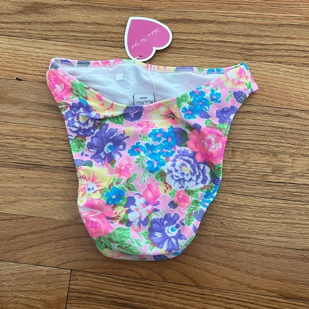 NWT MIRROR PALAIS babysitters club size XS bikini bottom - Picture 2 of 8